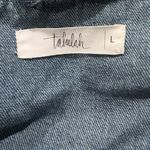 TALULAH Distressed Blue Jean Cropped Jacket Women’s Large Photo 1