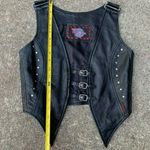 Milwaukee Leather Women's Vest Eagle Embroidery, Size M Pink Size M Photo 5