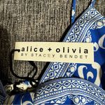 Alice + Olivia  Melvina Tie-Front Gathered Babydoll Dress Photo 12