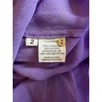 Ulla Johnson  Dress Womens 2 Purple Floral Silk Ruffle Tiered Hem Midi Boho Photo 4