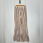 Show Me Your Mumu Edison Pants S Wide Flare Leg Multicolor Striped Flowy Trouser Photo 7