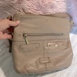 P&Co Stone &  Leather Purse Shoulder Bag Light Tan Photo 0