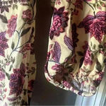 Torrid  Babydoll Rayon Crepe Embroidered Lace-Up Top Size 3 Photo 5