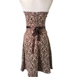 Teeze Me Vintage Tapestry Tea-Length Strapless Dress Y2K Size 3 Photo 3