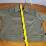 Jones New York  Green Denim Jean Jacket Large Vintage Photo 7