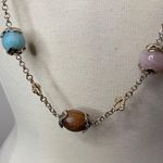 Brighton  Song Bird Retired Silver Plated Bead Chain Necklace Photo 2