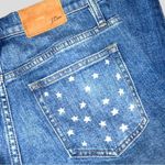 J.Crew  perfect fit jeans! Frayed hem and star design on back pockets! Photo 3
