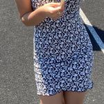 Papaya Black And White Floral Off The Shoulder Dress Photo 5