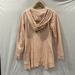 Soft Surroundings  Corinna Womens Small Peach Pink Floral Embroidered Sweatshirt Photo 4