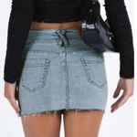 Princess Polly  Fanci Denim Mini Skirt Size 8 Photo 1