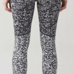 Lululemon Wunder Under Pant Ice Breaker White Black / Iced Wave White Black sz 6 Photo 1
