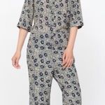 Sea NY Womens Lucia Floral‎ Straight Leg Jumpsuit in Green Size 2 NEW Photo 0
