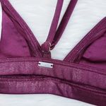 PINK - Victoria's Secret  Unlined Bralette  Racerback Red Glitter Photo 4
