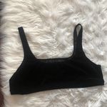 Good American black velvet crop top 5 Photo 1