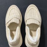 Dolce Vita Dayo Wo size 7.5 Textured Cream Loafers wedge like heel CLEAN EUC Photo 0