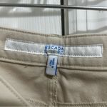 Escada Sport Kate Cream Beige Wide Leg Cropped Trouser Pants Size 44 (12/14 US) Photo 3