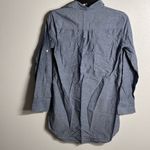 J.Crew ‎ Women Chambray Denim Blouse Tunic Size XXS Photo 4