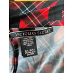 Victoria's Secret Women's  Plaid Robe M/L Red Black Photo 2