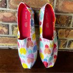 Toms Alpargata Elephant Print Women's Slip on Shoe Size 8 #B1456A Photo 7