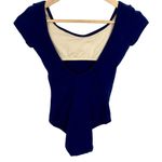Capezio Adult Scoop Neck Cap Sleeve Leotard Size Adult Pet XS Navy Blue 9986 Photo 1