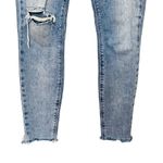 RTA Madrid Skinny Distressed Jeans In Midtown Blue Womens Size 26 Photo 13