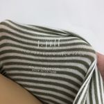 J. Jill XS Cream Green Striped Mallgoth Grunge Safety Pin Crop Top Tank Photo 6