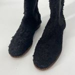 Free People Callow Black Leather Distressed Boot 36 Photo 5