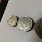 1940's Fascist Era Italian Lira Centesimi Coin Bracelet Italia / Italy Vittorio Photo 7
