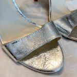 a.n.a . Silver High Heels Shoes Women’s Size 7.5 Strappy Prom Wedding HoCo Photo 4