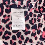Zadig & Voltaire  Rivali‎ Print Leo White and Purple Leopard Mini Dress Size Med Photo 7