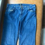 APT 9 Flare Jeans Blue Denim Stretch Bootcut Women Size 12R Photo 3