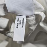 J.Crew  White Tiered Drop-waist Midi Dress Elastic Waist Drawstring Zip Front L Photo 9