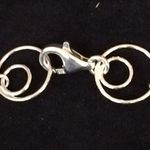 Sterling Silver 6 1/4”  Double Round Bracelet Photo 3