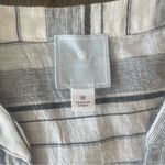 Sunday Blue and White Striped Top Size M Photo 2