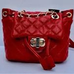 Badgley Mischka  Scarlet Quilted Backpack Photo 1