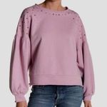 Abound  Pale Pink Embellished Balloon Sleeve Sweatshirt Photo 0