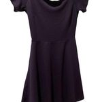 Sarin Mathews 🦉 Navy Blue Cold Shoulder High Low tunic Dress-Small Photo 2