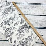 Herman Geist  Toile Print Cropped 100% Cotton Pants Trouser Black White [Size 12] Photo 6