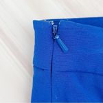 Anthropologie HD in Paris Royal Blue Ruffle Winnow Trumpet Lined Skirt, Size 10 Photo 7