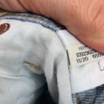 American Eagle  High Waisted Stretch Ripped Light Wash Cuffed Jean Shorts Photo 4