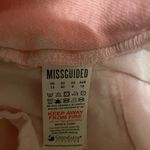 Missguided  Straight Leg Pink Tie Dye Jeans Frayed -8 Photo 4