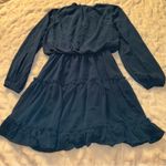 SheIn  Navy Blue Long Sleeve Dress Photo 0