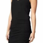 Athleta ✨ Tee Racerback Sz XS Dress Sleeveless Ruched Black✨ Photo 0