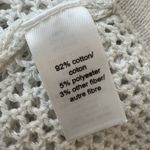 Studio Y  Vintage Y2K White Simple Short Cardigan Shrug Sweater Size Large Photo 4