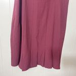 Lane Bryant Burgundy Sleeveless Dress W Bottom Pleated Cutouts Size 20 NWT Photo 2