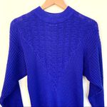 Ribbed Knit Glove Sweater Midi Dress Vintage by Magnum Opus size S Photo 2