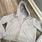 Brandy Melville  cropped blue hoodie Photo 3