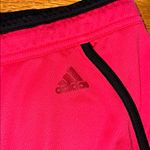 Adidas  Women's Pink Athletic Shorts with Black Trim Sz M Photo 4
