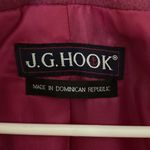 J. G. Hook Vintage 1980s 100% Wool Long Winter Coat Raspberry Size 6 NWT RARE Pink Photo 9