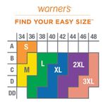 Warners cloud 9‎ wire free bra lightly padded women’s size 2XL light pink Photo 6